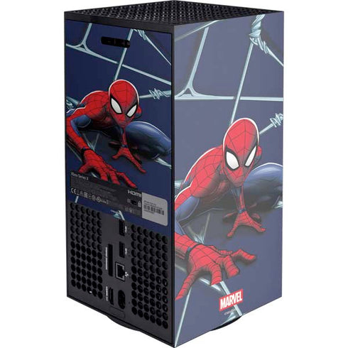 Marvel Spiderman Crawling Spiderman XBox Series X Digital Edition Console Skin